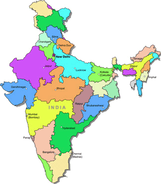 India Shifting Network Coverage Map
